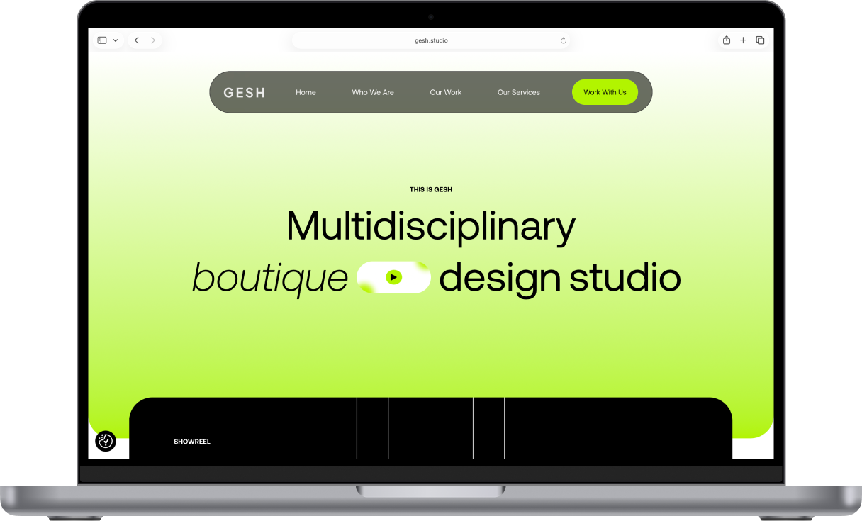Gesh Studio — проект на Adsector